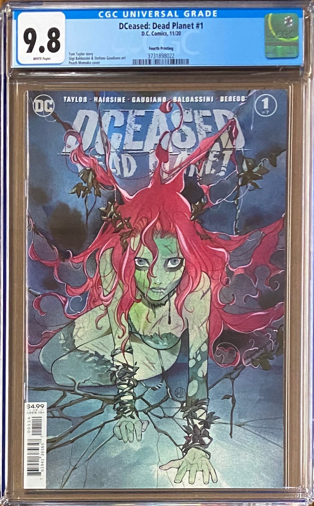 DCeased: Dead Planet #1 Peach Momoko Fourth Printing CGC 9.8
