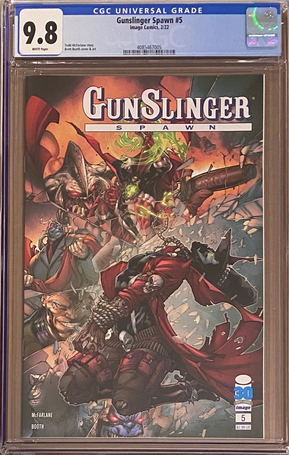 Gunslinger Spawn #5 CGC 9.8