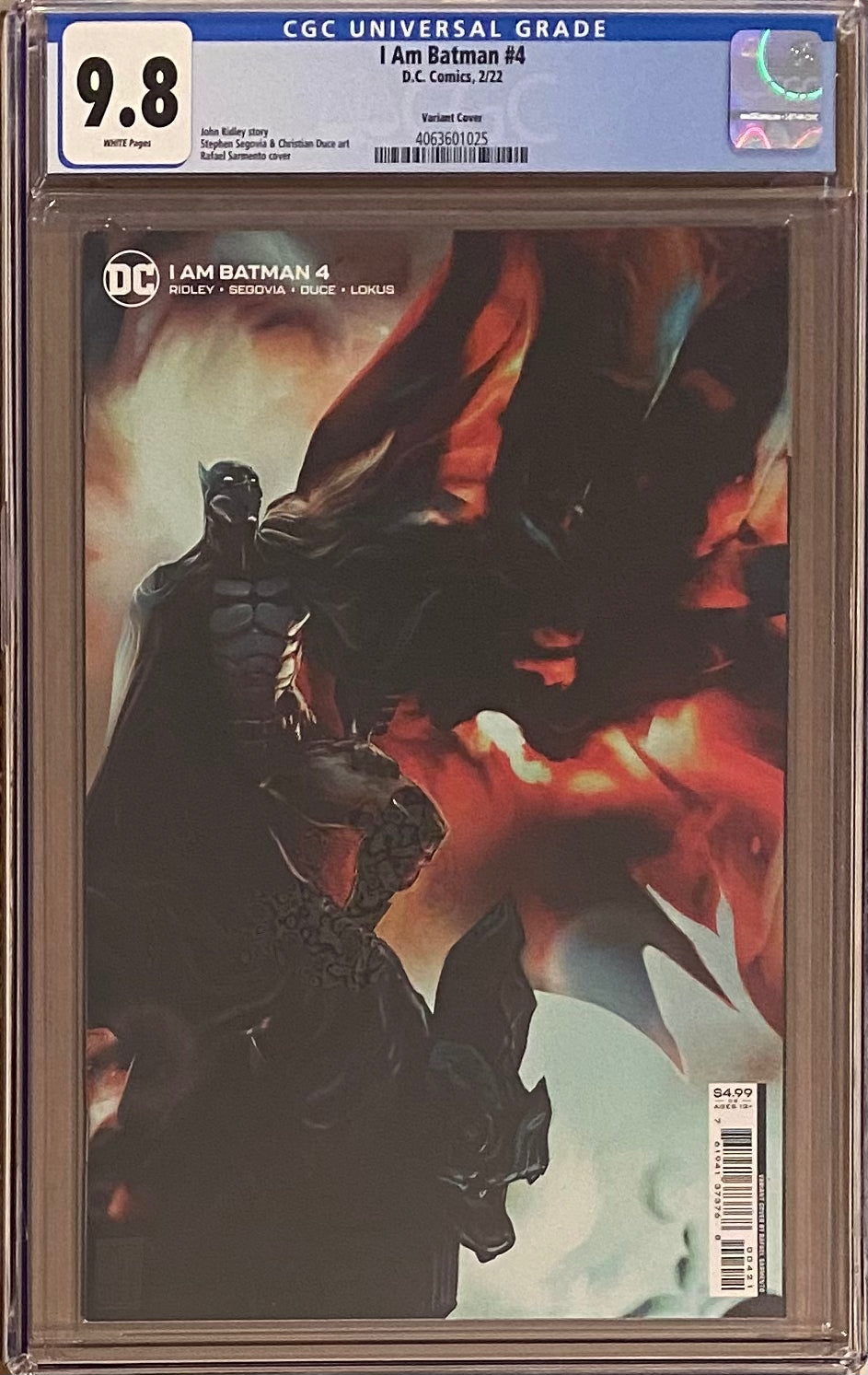 I Am Batman #4 Variant CGC 9.8
