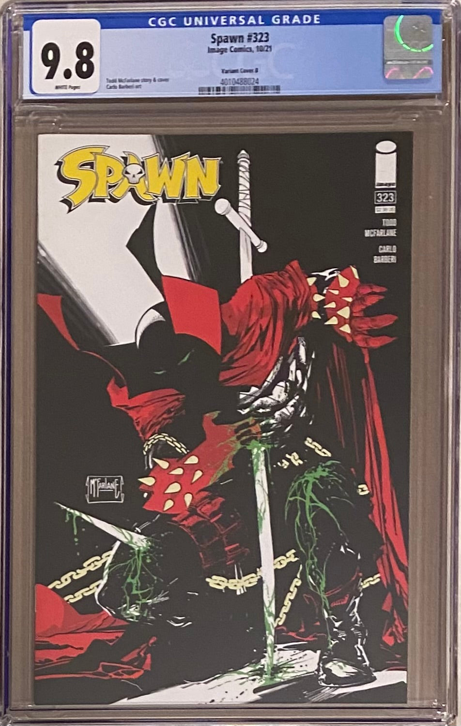 Spawn #323 Cover B McFarland CGC 9.8