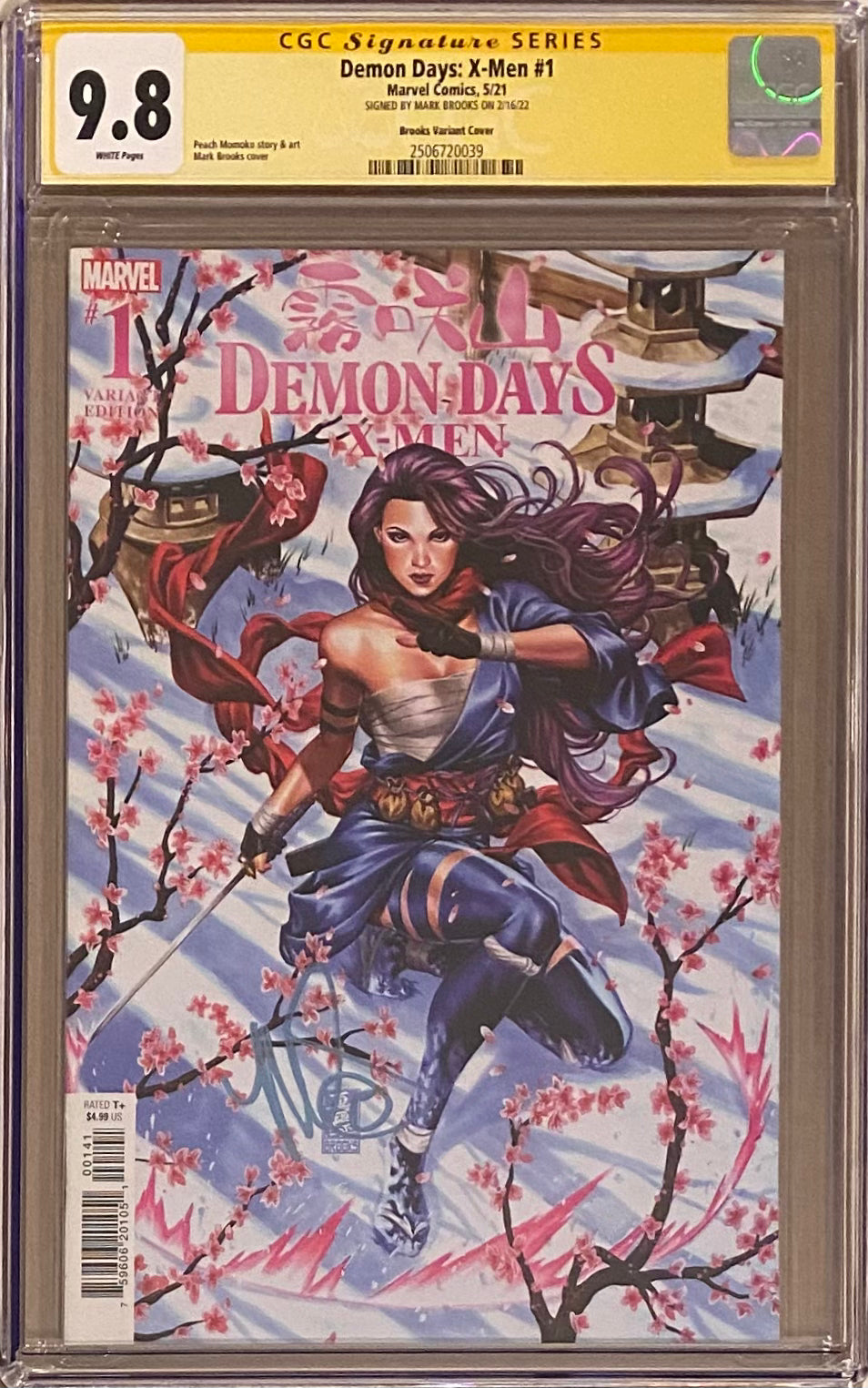 Demon Days: X-Men #1 Brooks Variant CGC 9.8 SS