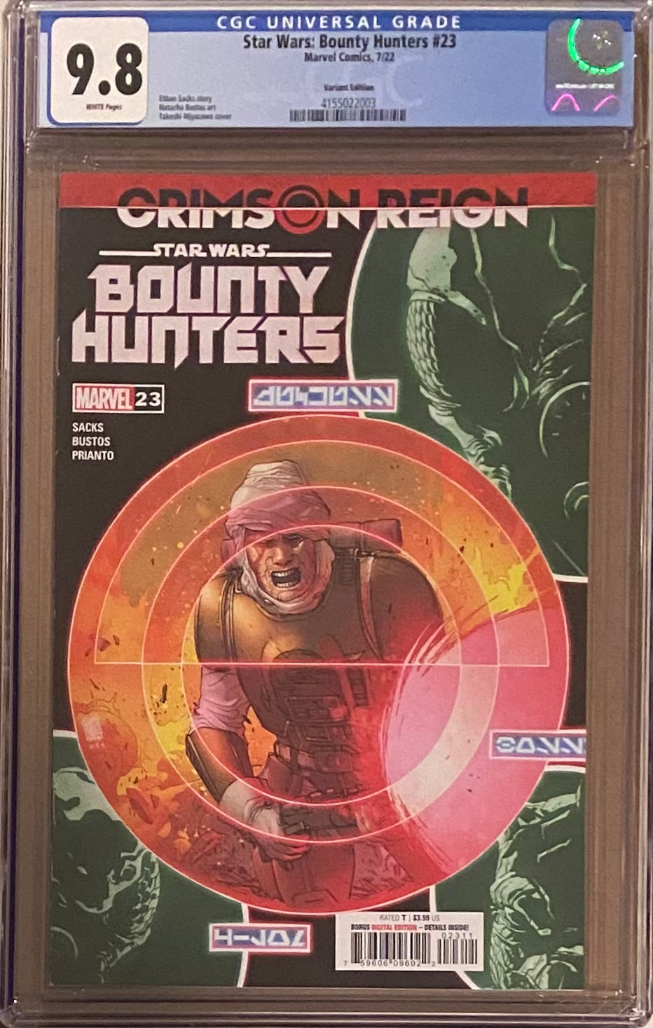 Star Wars: Bounty Hunters #23 Miyazawa Variant CGC 9.8