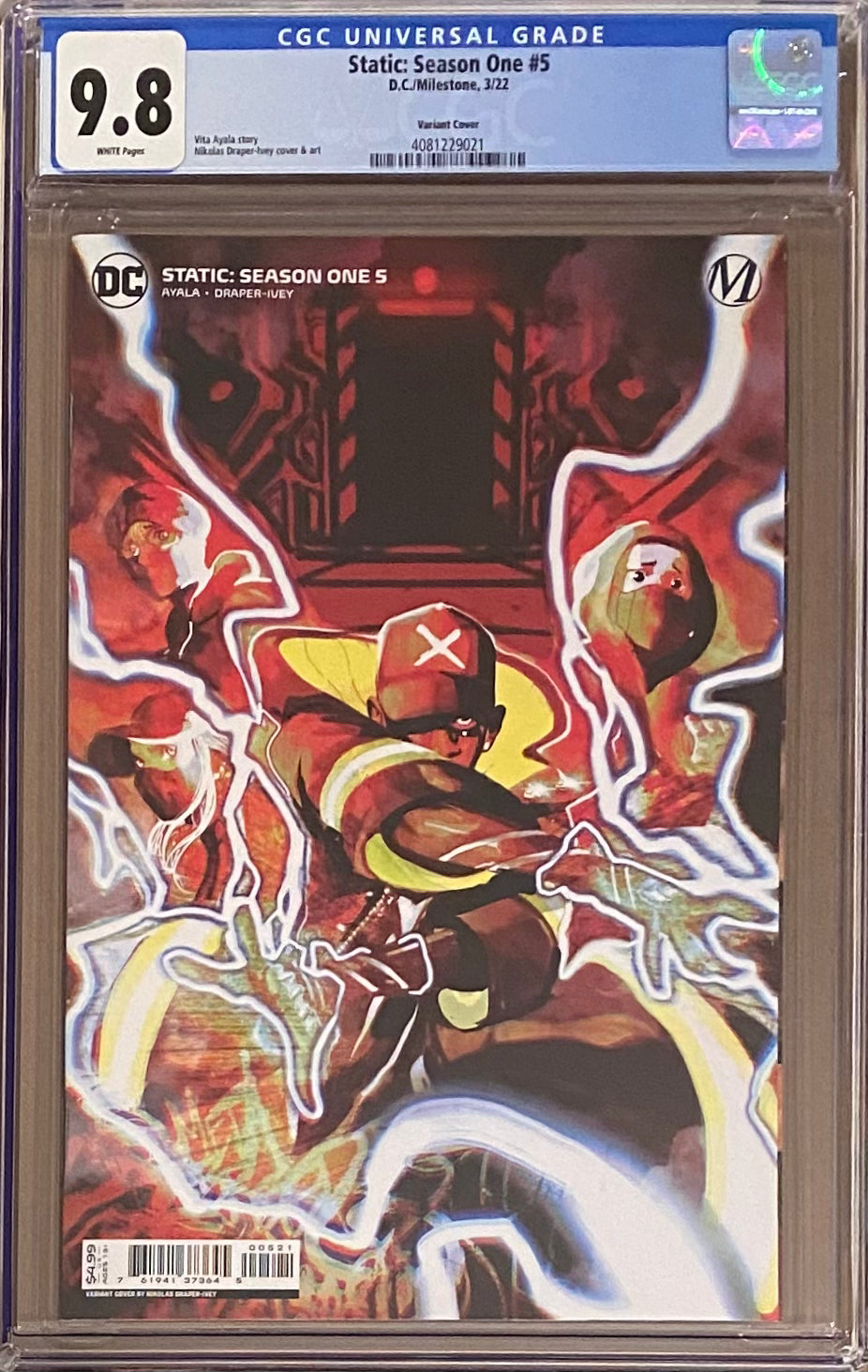 Static: Season One #5 Variant CGC 9.8