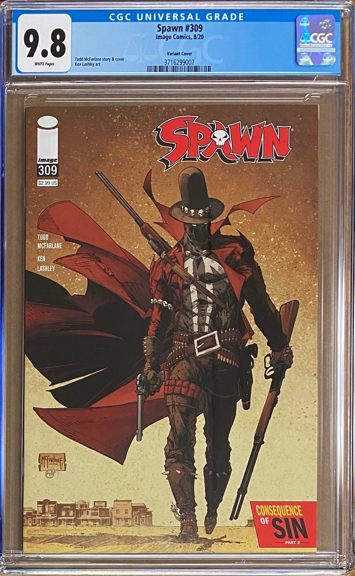 Spawn #309 McFarlane Variant CGC 9.8