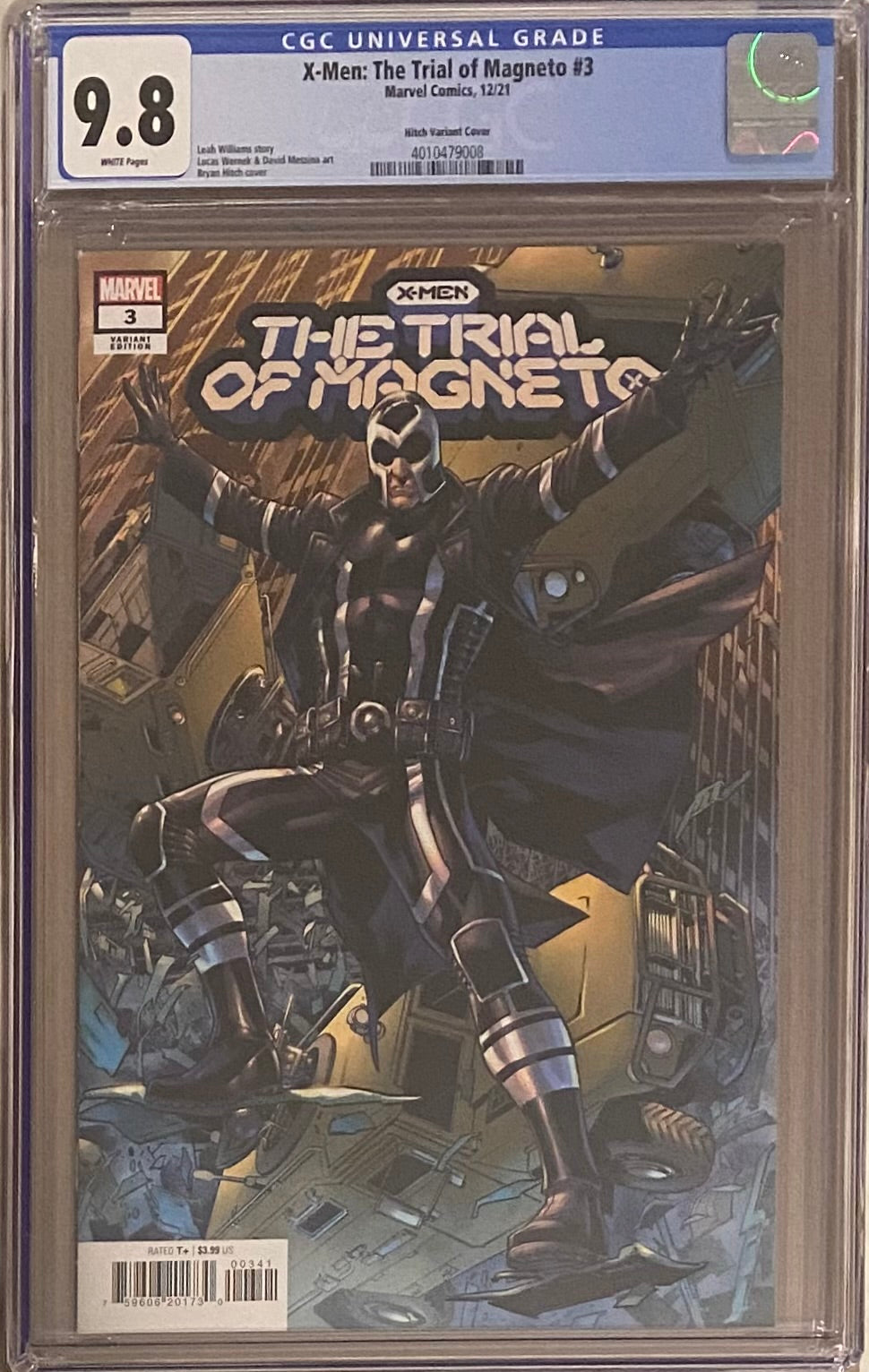 X-Men: Trial of Magneto #3 Hitch 1:25 Retailer Incentive Variant CGC 9.8