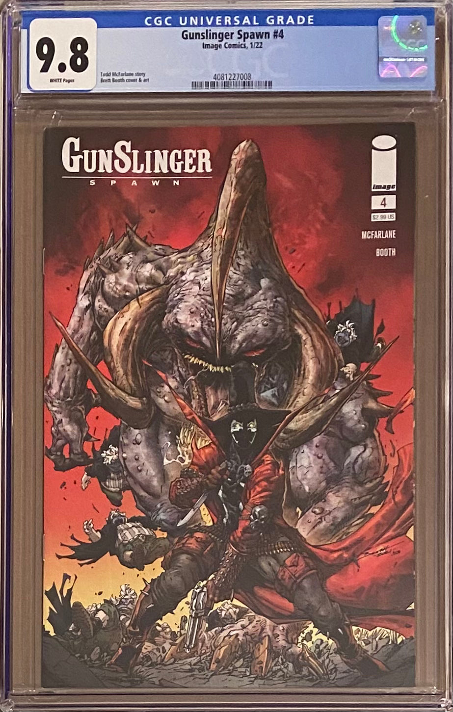 Gunslinger Spawn #4 CGC 9.8