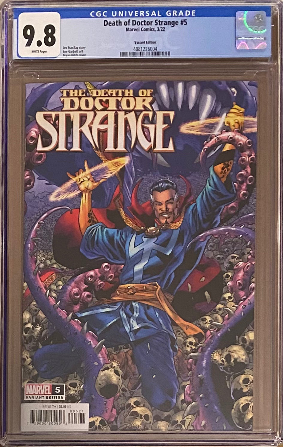 The Death of Doctor Strange #5 Hitch 1:25 Retailer Incentive Variant CGC 9.8