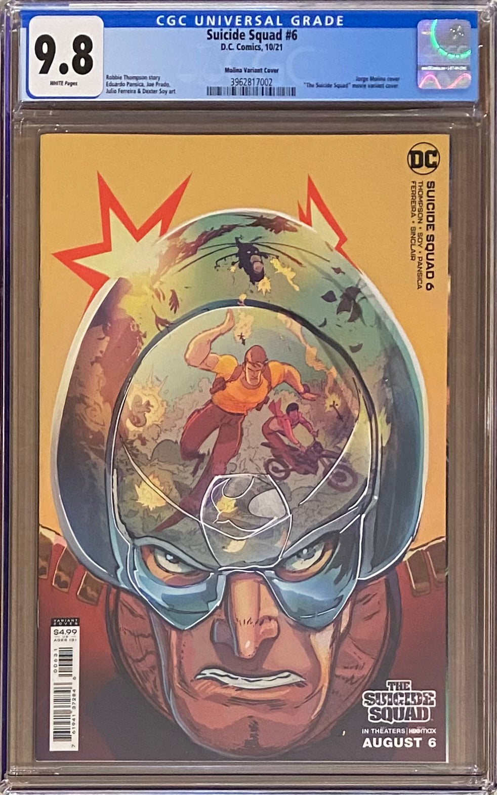 Suicide Squad #6 Molina Movie Variant CGC 9.8