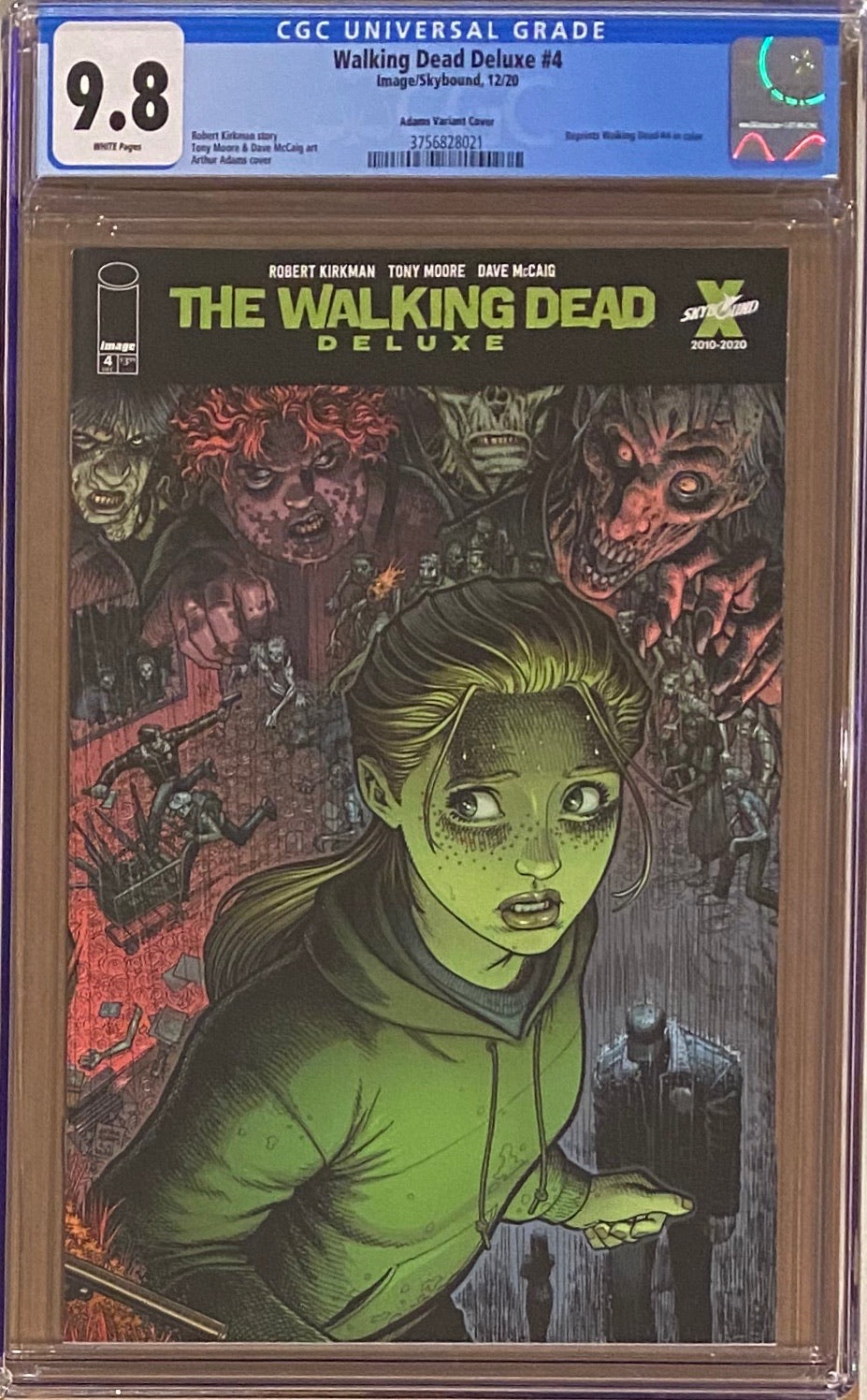 Walking Dead Deluxe #4 Adams Variant CGC 9.8