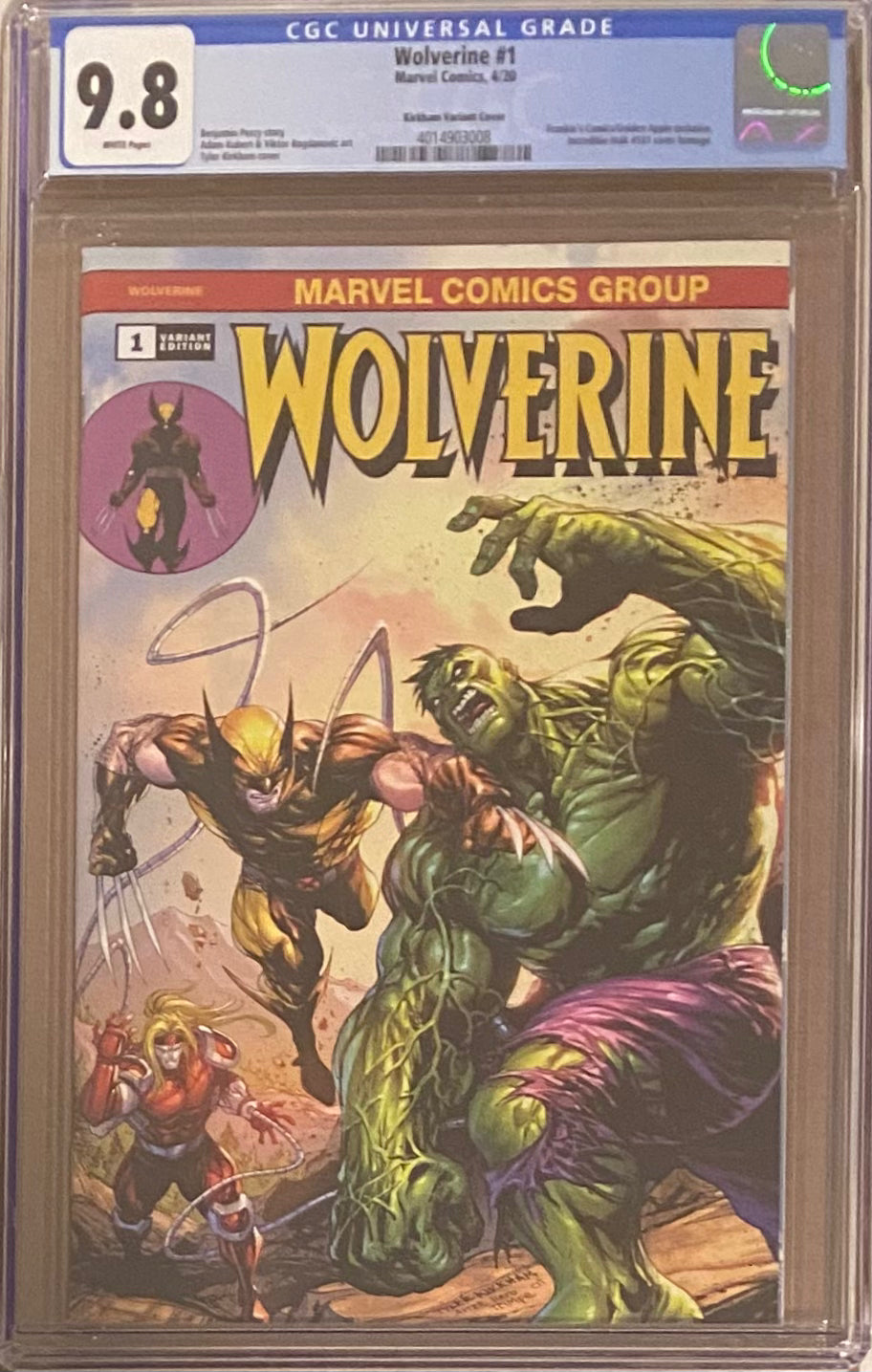 Wolverine #1 Unknown Variant CGC 9.8