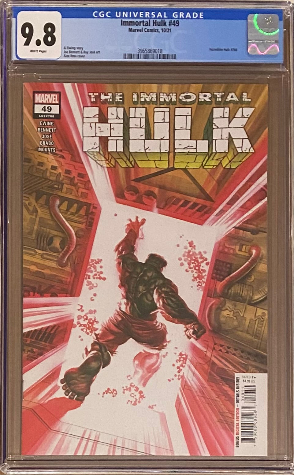 Immortal Hulk #49 CGC 9.8