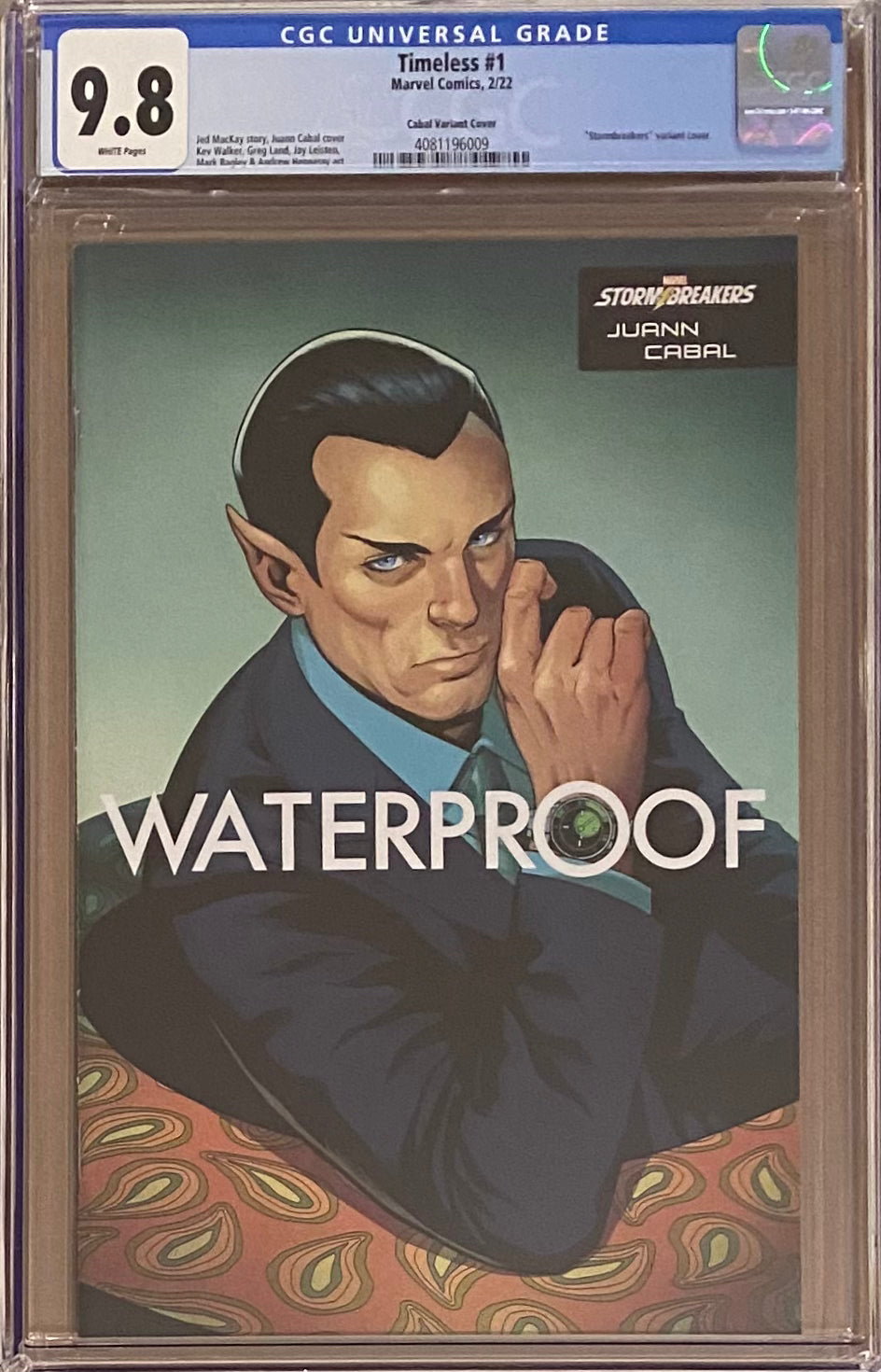 Timeless #1 Cabal Stormbreakers Variant CGC 9.8