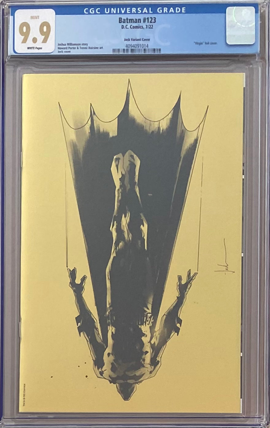 Batman #123 Jock 1:50 Gold Foil Retailer Incentive Variant CGC 9.9 MINT
