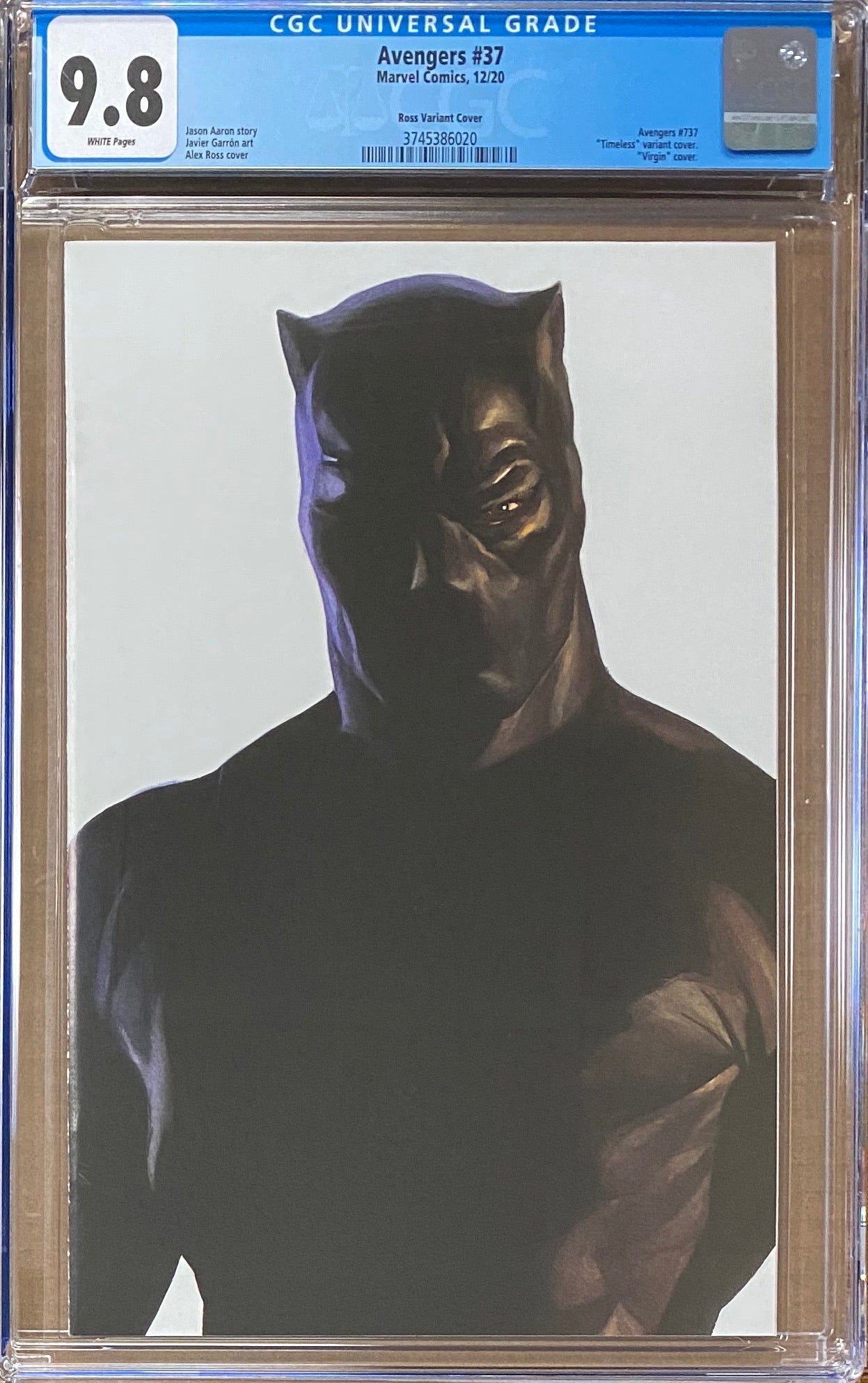 Avengers #37 Alex Ross Black Panther "Timeless" Variant CGC 9.8