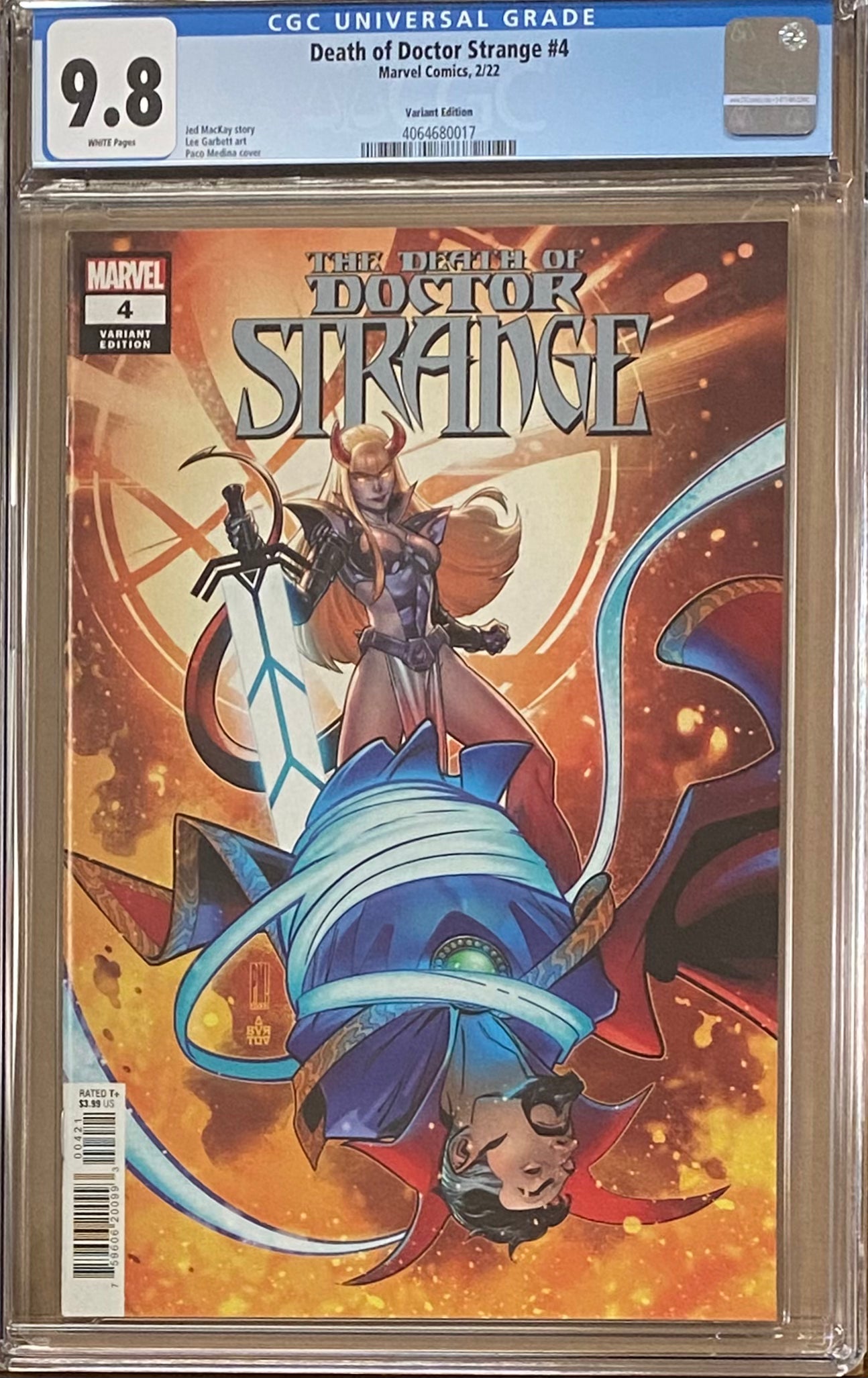 The Death of Doctor Strange #4 Medina 1:25 Retailer Incentive Variant CGC 9.8