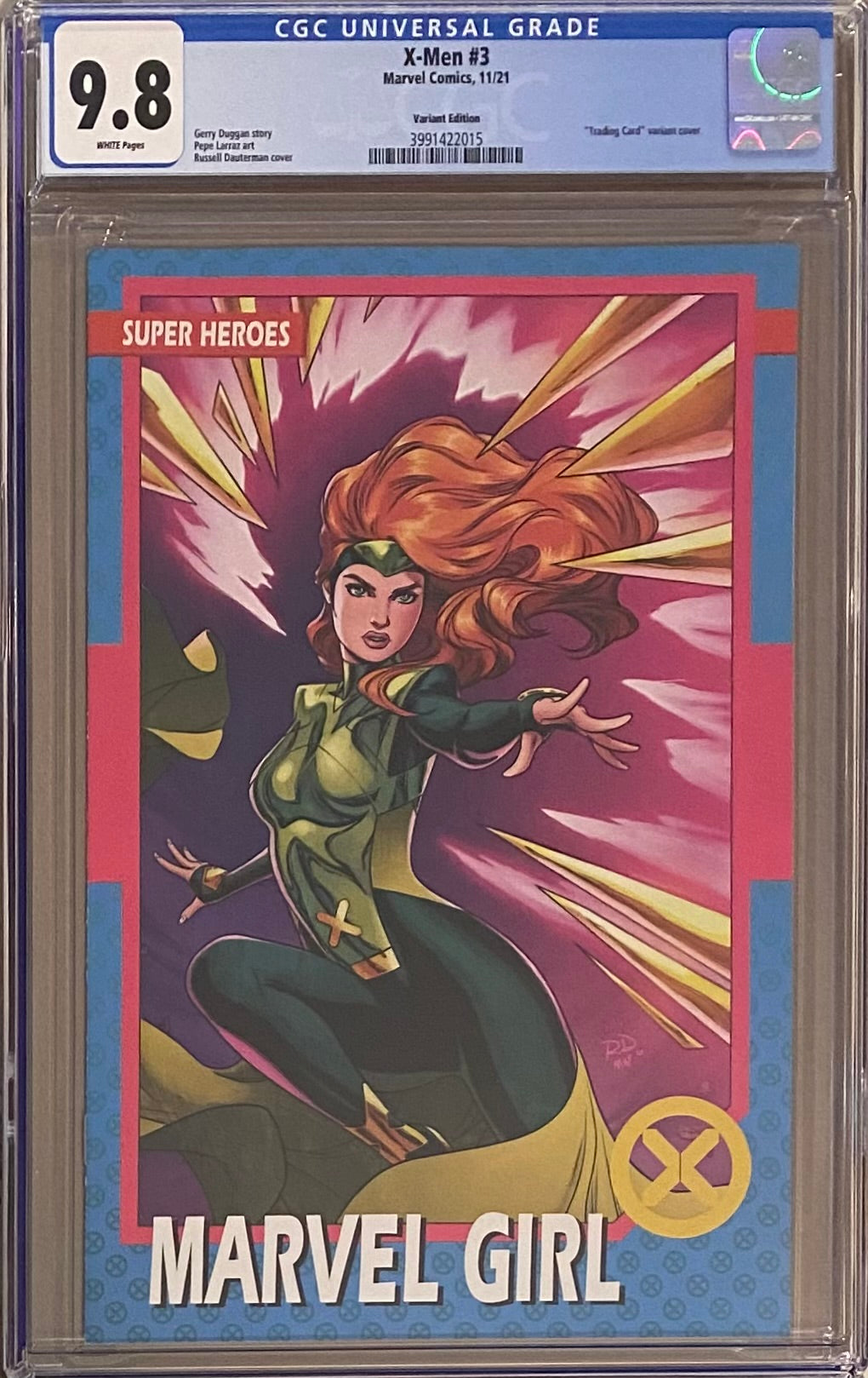 X-Men #3 Trading Card Variant CGC 9.8