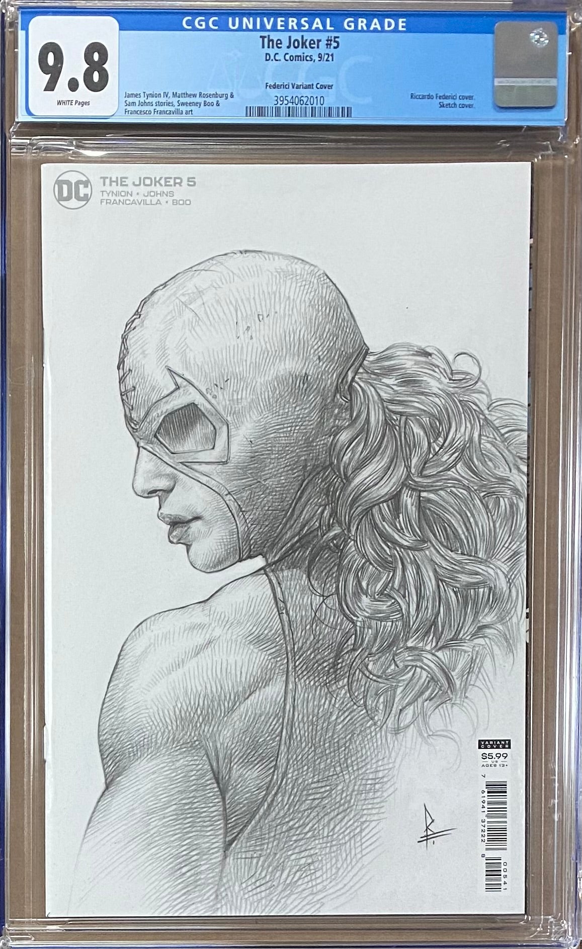 The Joker #5 Federici 1:25 Retailer Incentive Variant CGC 9.8