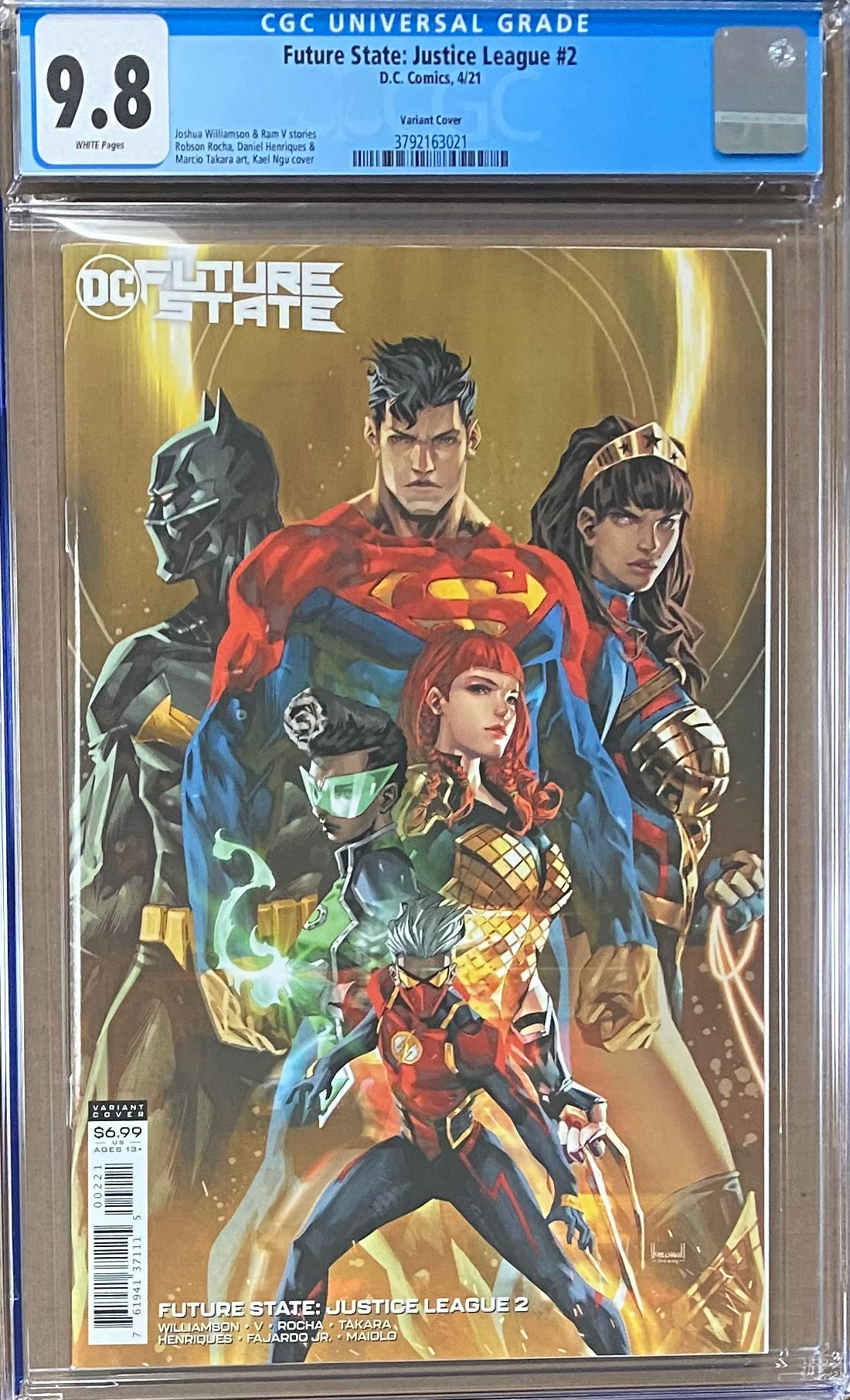 Future State: Justice League #2 Variant CGC 9.8