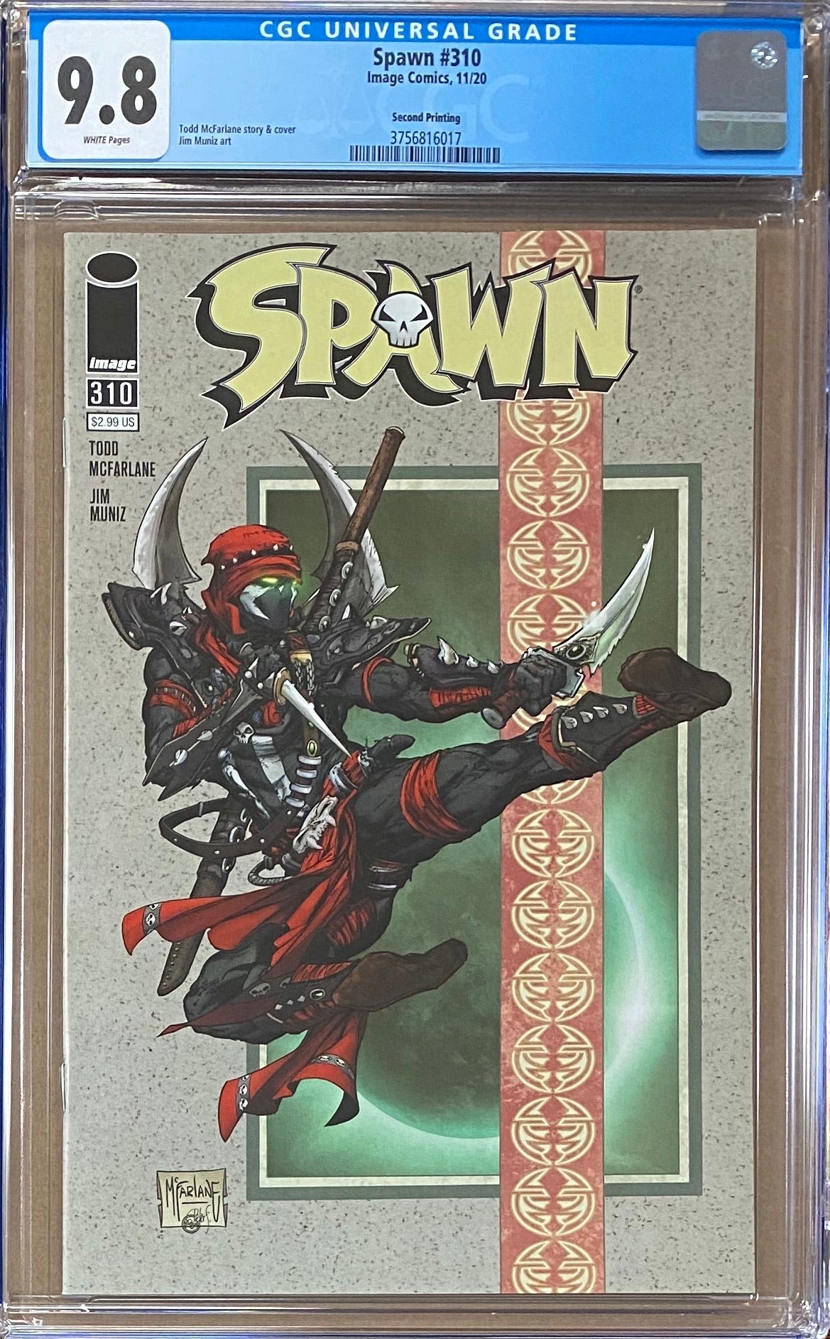 Spawn #310 Second Printing CGC 9.8