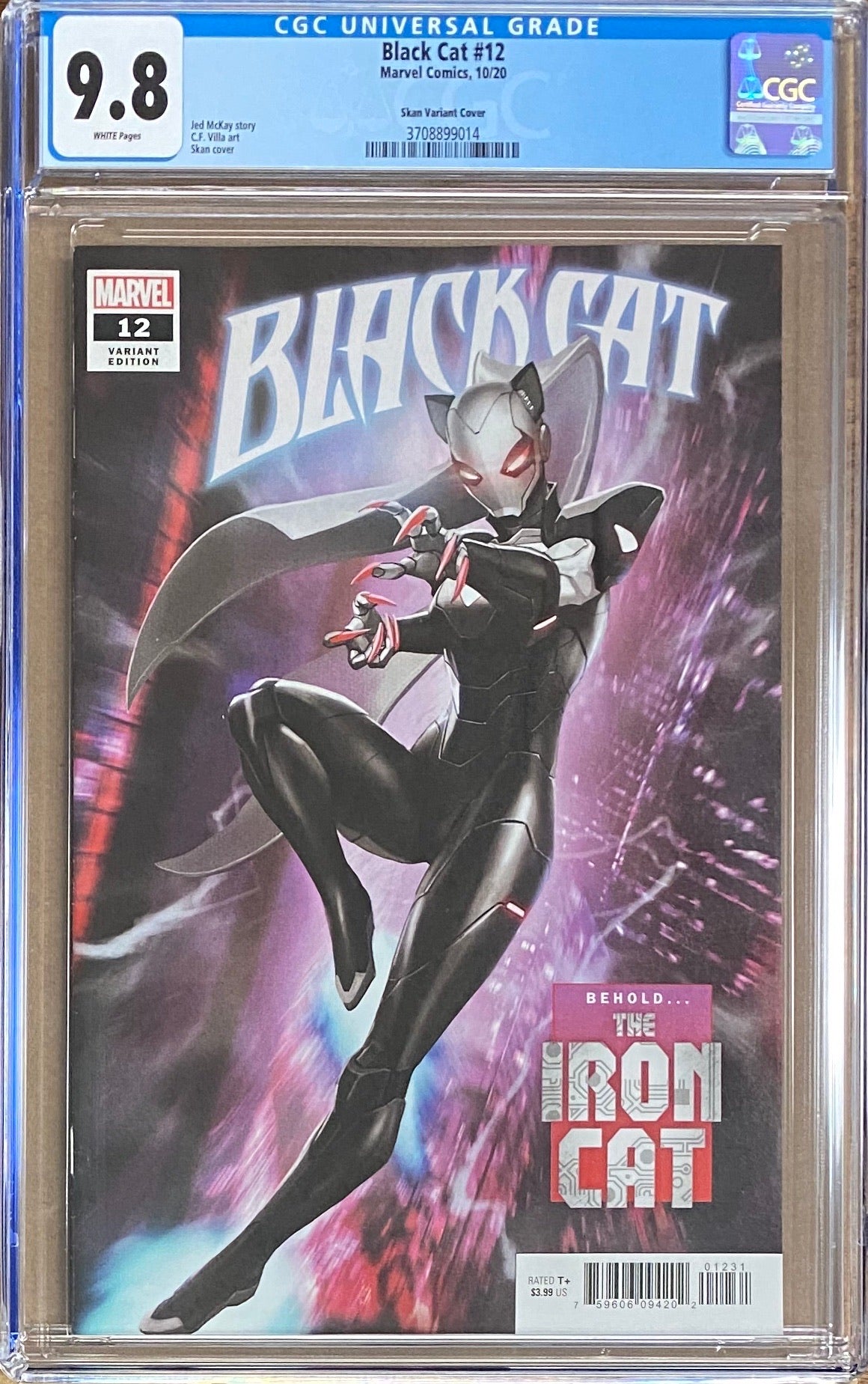 Black Cat #12 Skan Variant CGC 9.8