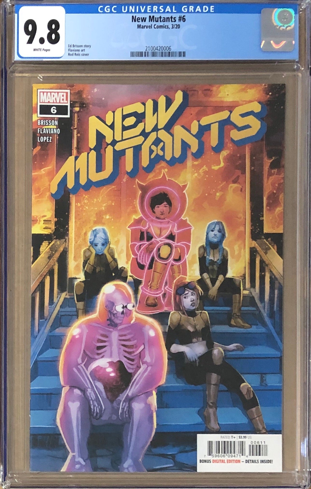 New Mutants #6 CGC 9.8 - Dawn of X!