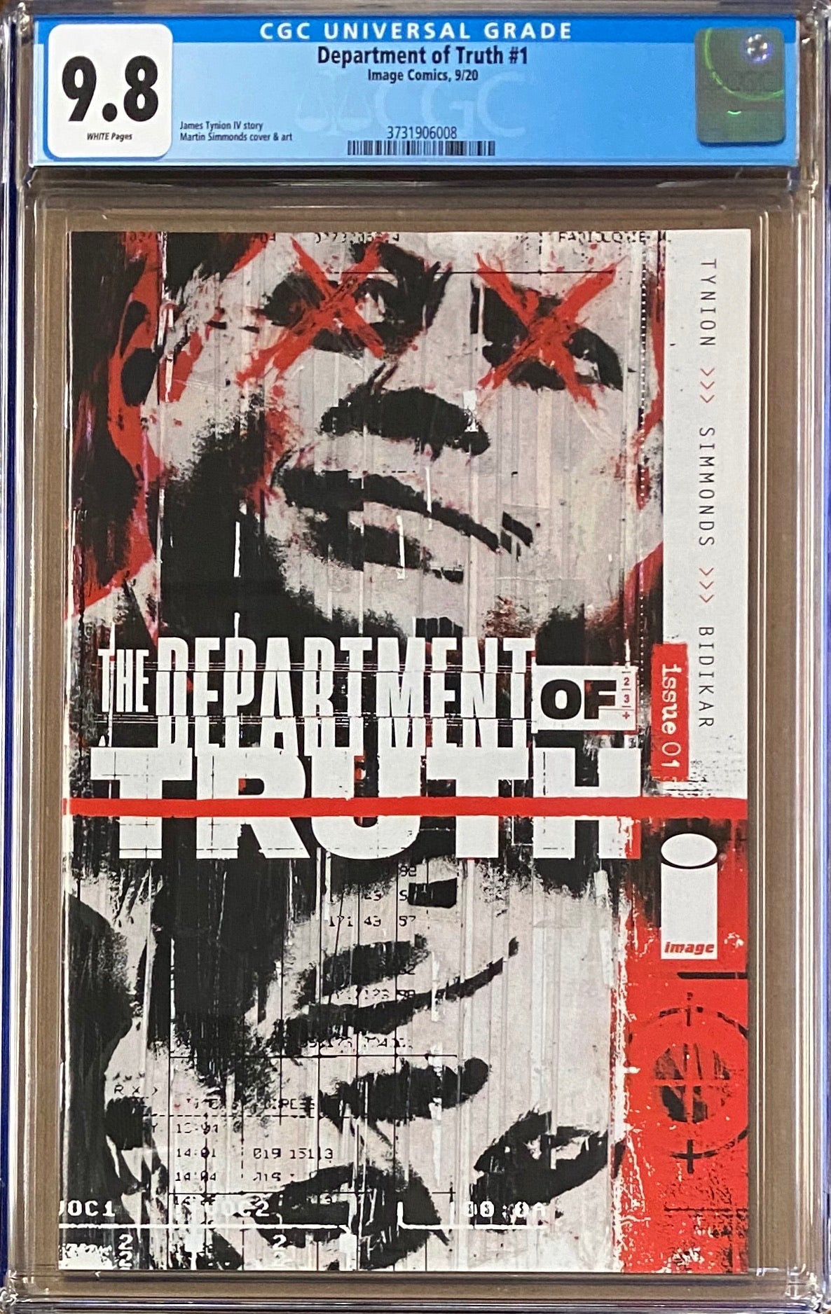 Department of Truth #1 CGC 9.8