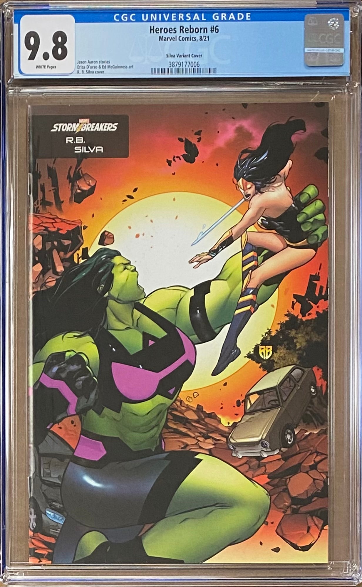Heroes Reborn #6 Silva "Stormbreakers" Variant CGC 9.8