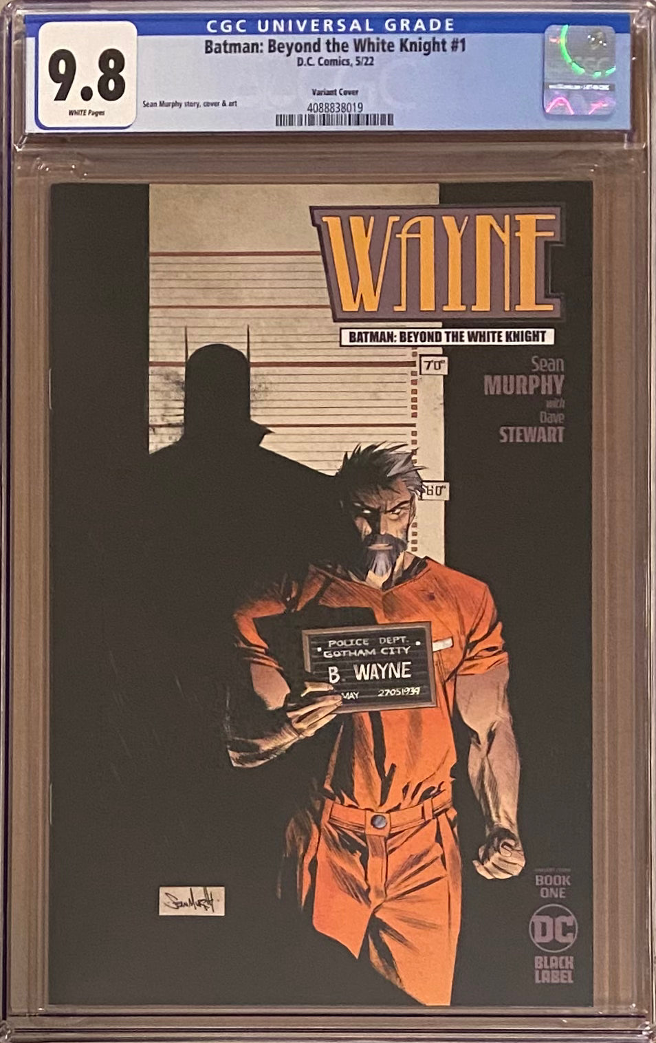 Batman: Beyond the White Knight #1 Variant CGC 9.8