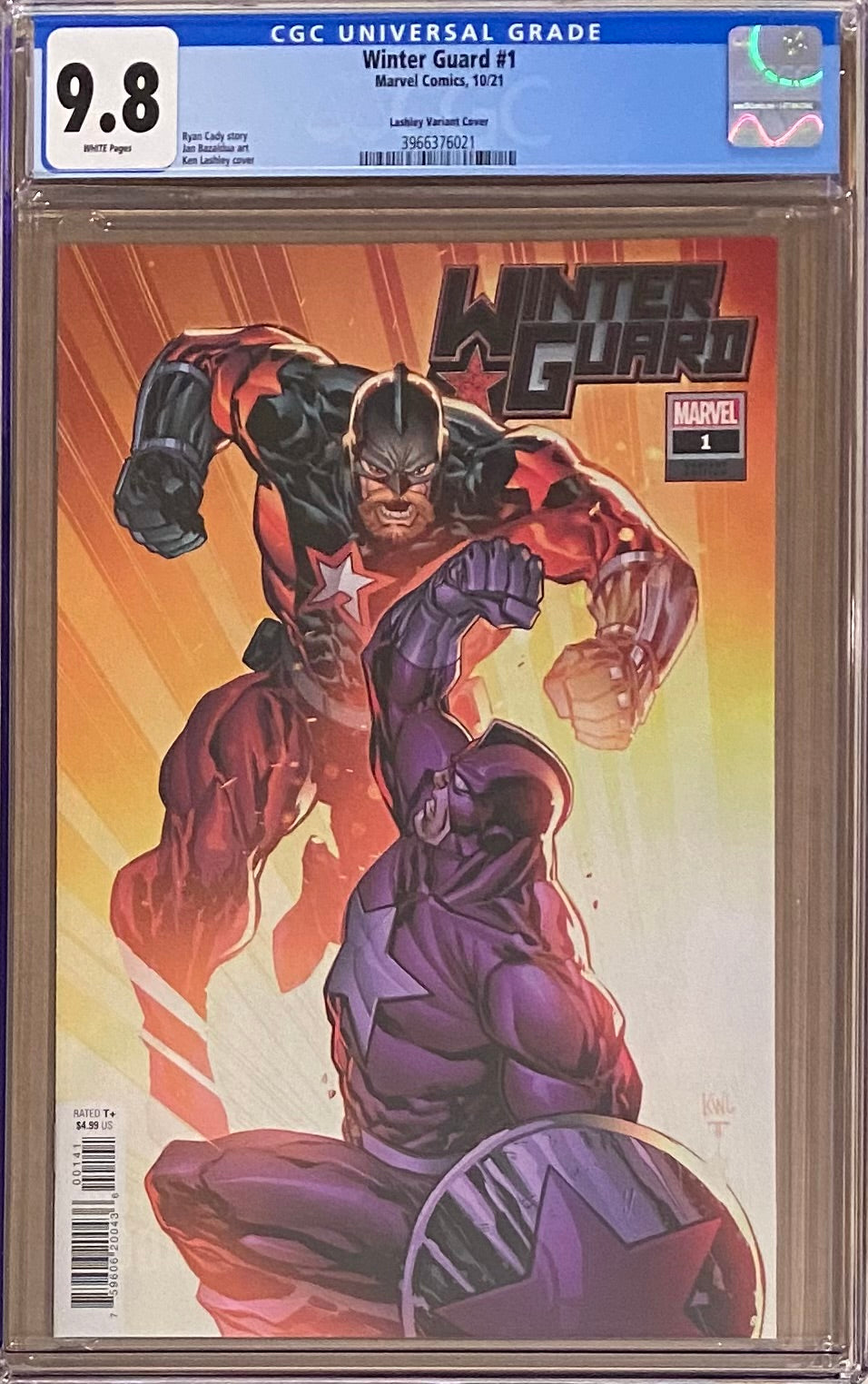 Winter Guard #1 Lashley Variant CGC 9.8