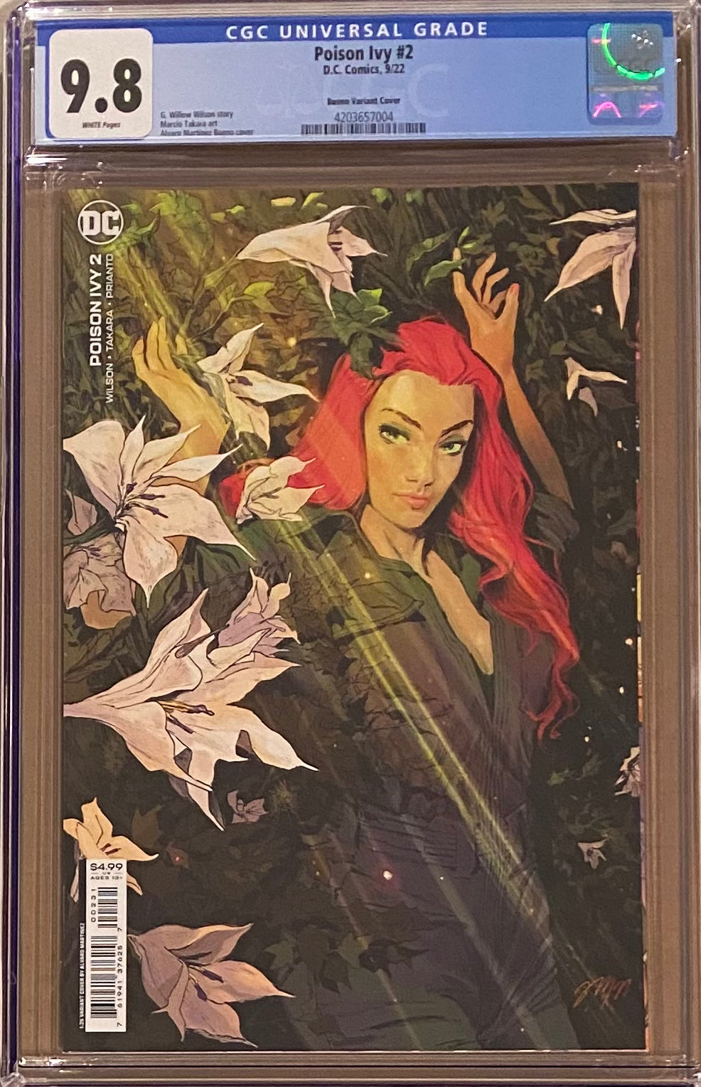 Poison Ivy #2 Bueno 1:25 Retailer Incentive Variant CGC 9.8