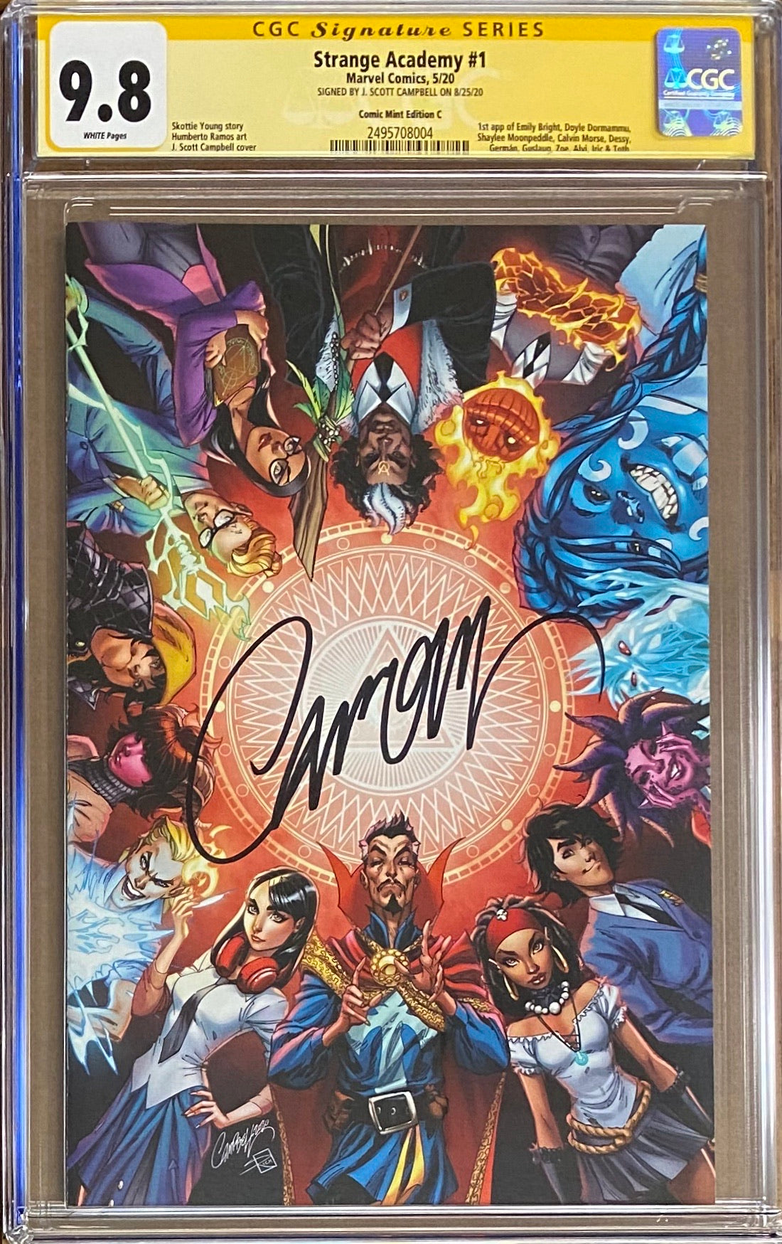 Strange Academy #1 J. Scott Campbell Virgin Exclusive CGC 9.8 SS