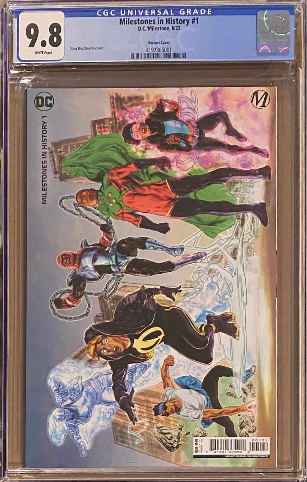 Milestones in History #1 Variant CGC 9.8