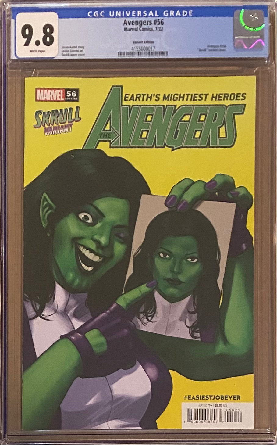 Avengers #56 Variant CGC 9.8