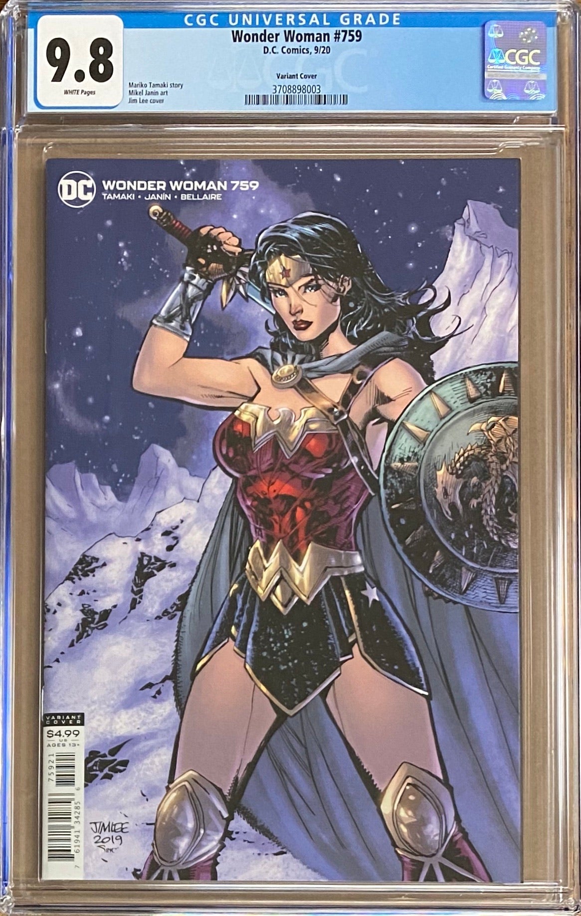 Wonder Woman #759 Jim Lee Variant CGC 9.8 - First Liar Liar