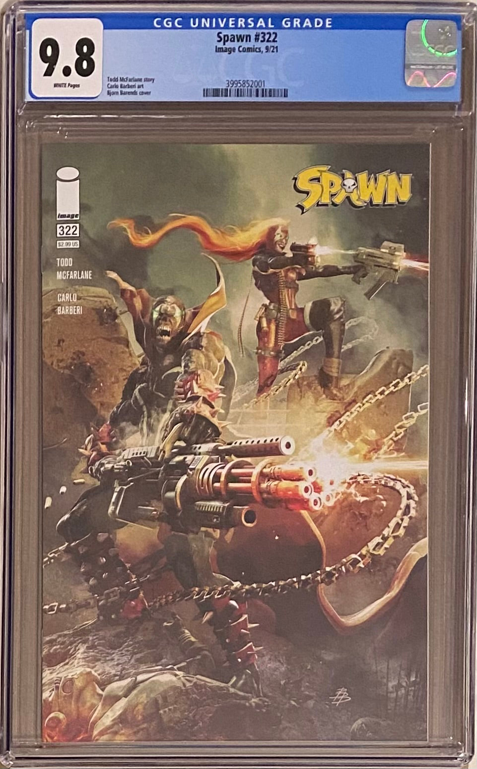 Spawn #322 CGC 9.8