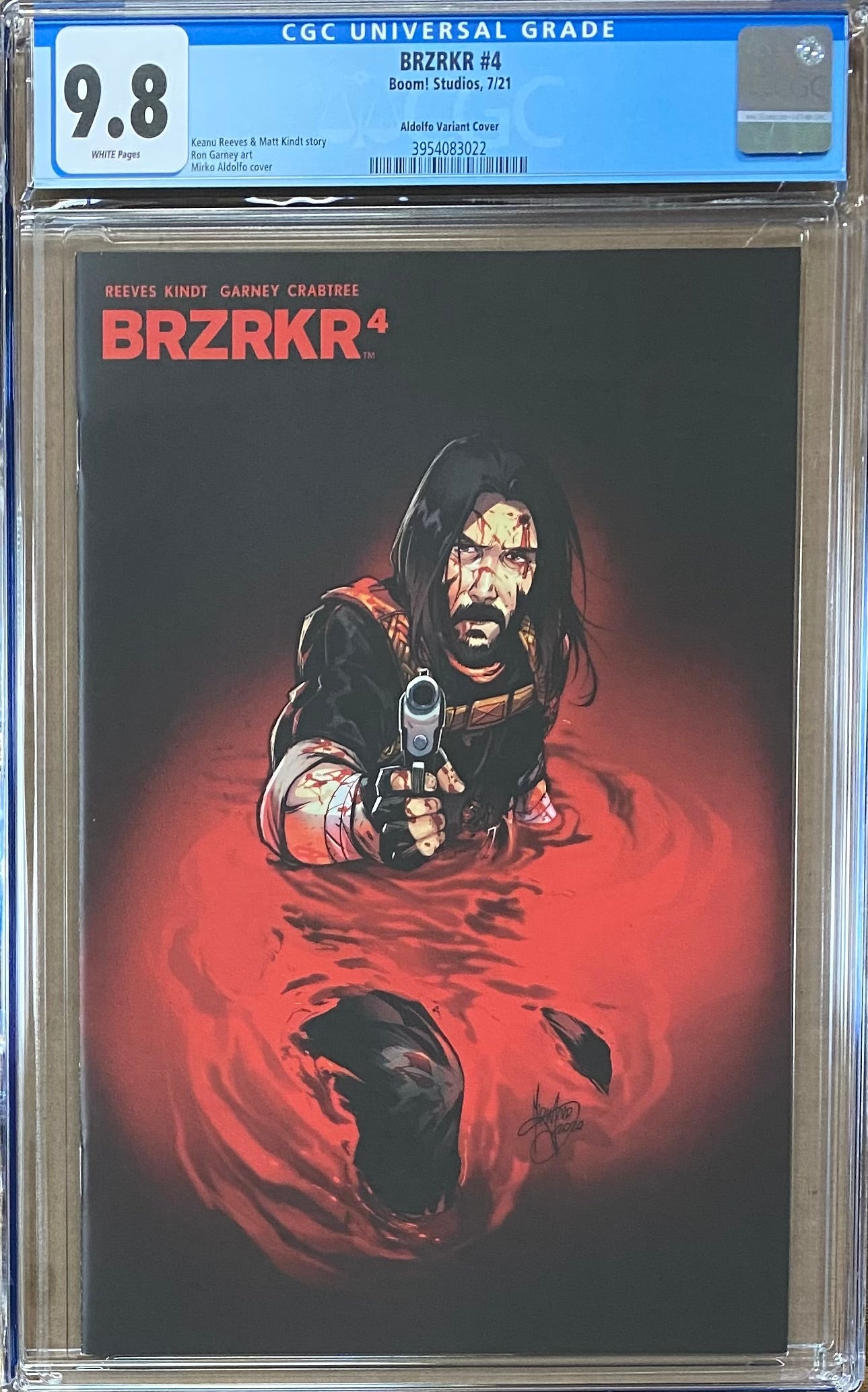 BRZRKR #4 Andolfo 1:25 Retailer Incentive Variant CGC 9.8 (Berzerker)