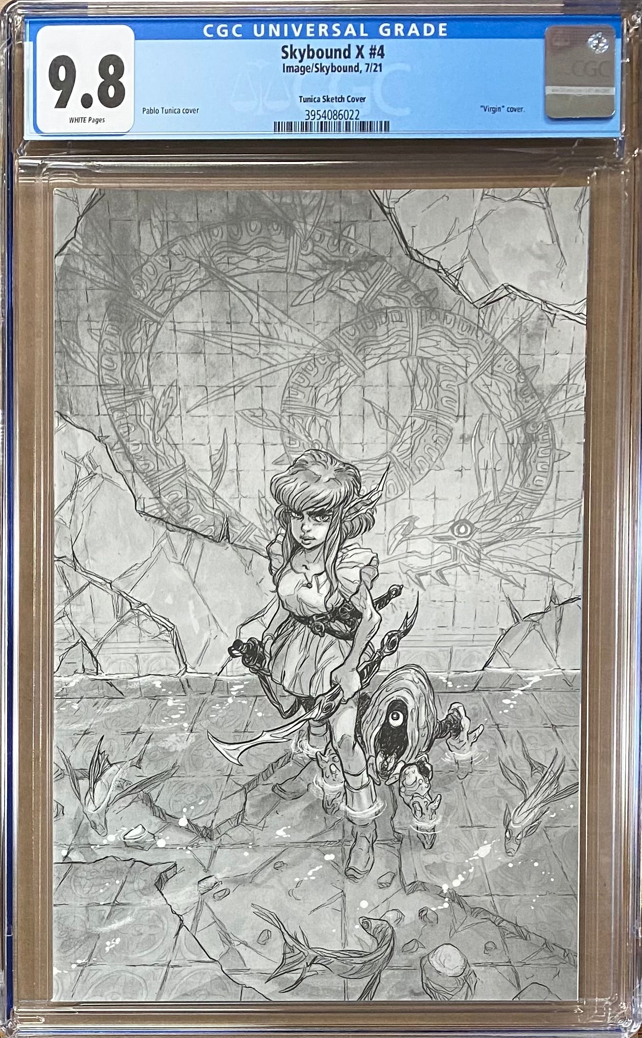 Skybound X #4 Tunica 1:10 Virgin Retailer Incentive Variant CGC 9.8