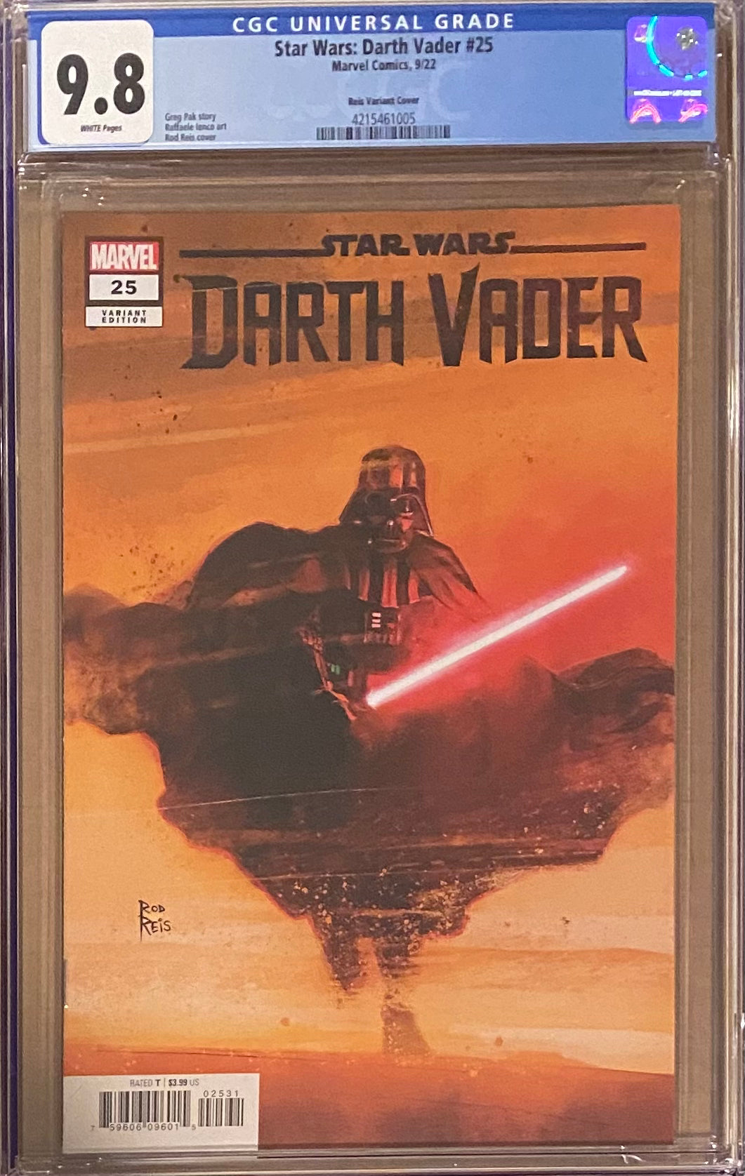 Star Wars: Darth Vader #25 Reis Variant CGC 9.8