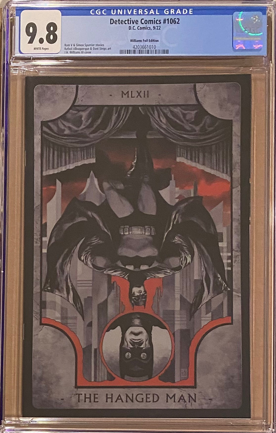 Detective Comics #1062 Williams 1:50 Foil Retailer Incentive Variant CGC 9.8