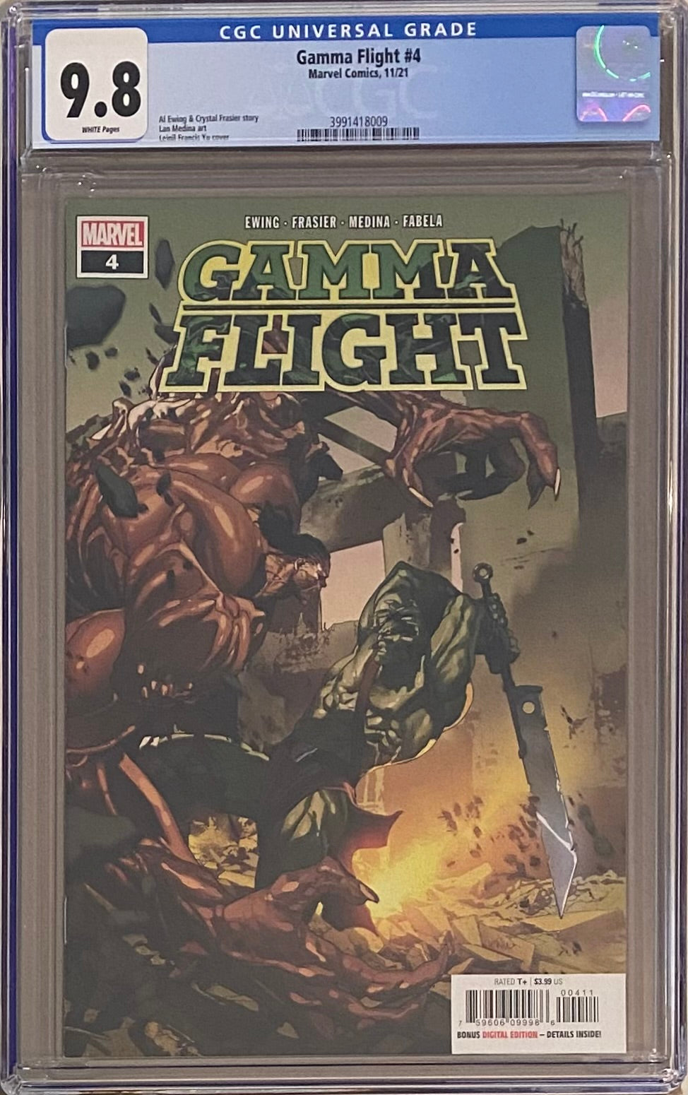 Gamma Flight #4 CGC 9.8