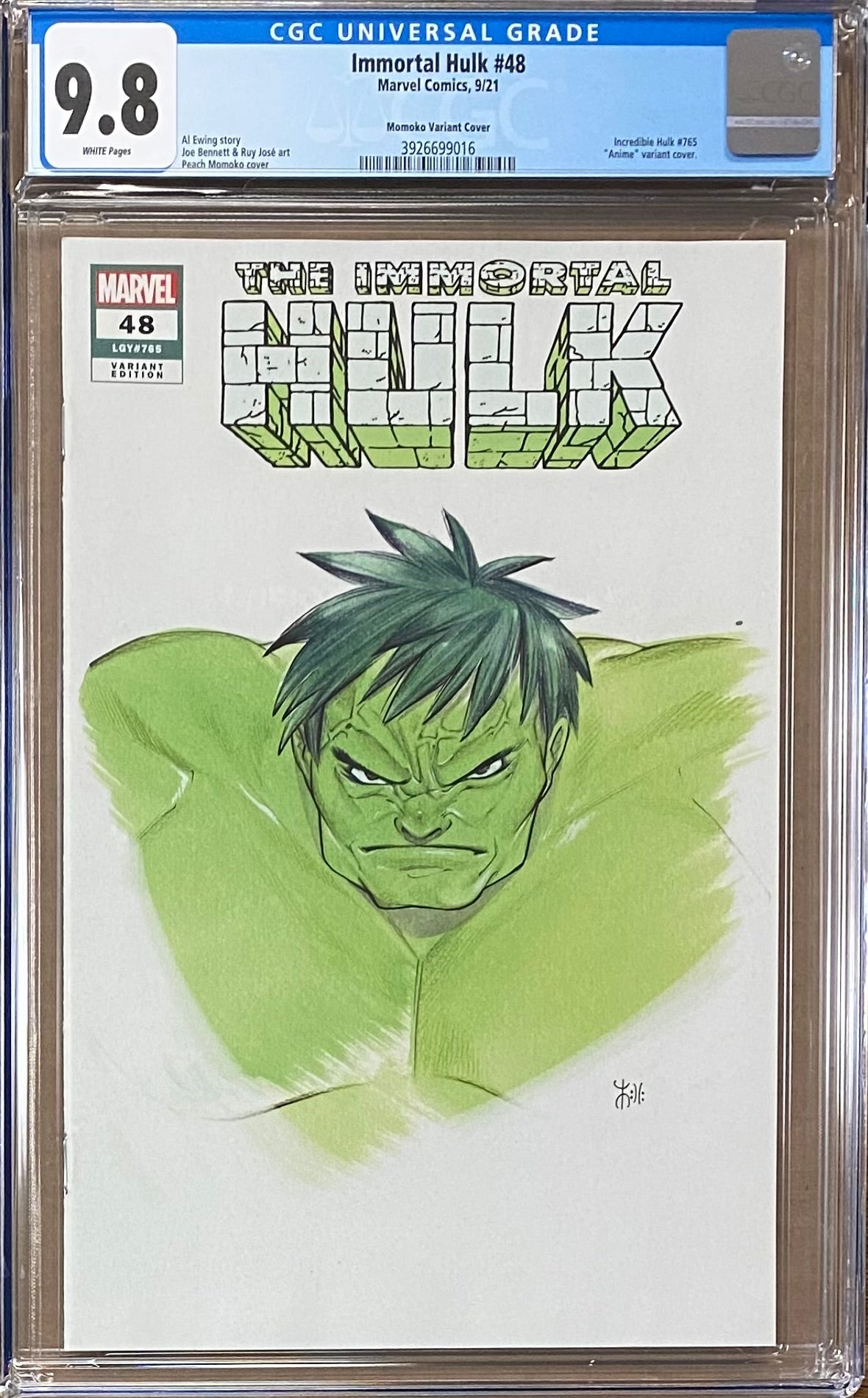 Immortal Hulk #48 Momoko Variant CGC 9.8