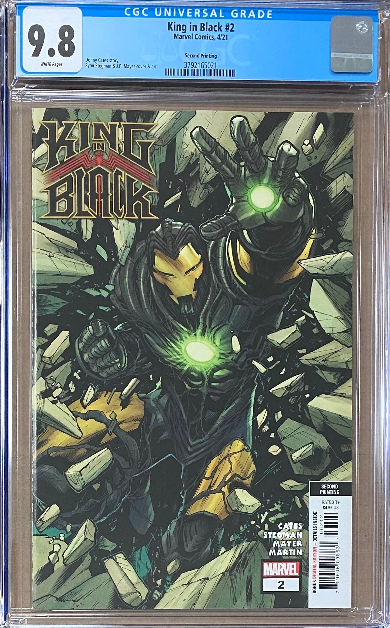 King in Black #2 Second Printing CGC 9.8
