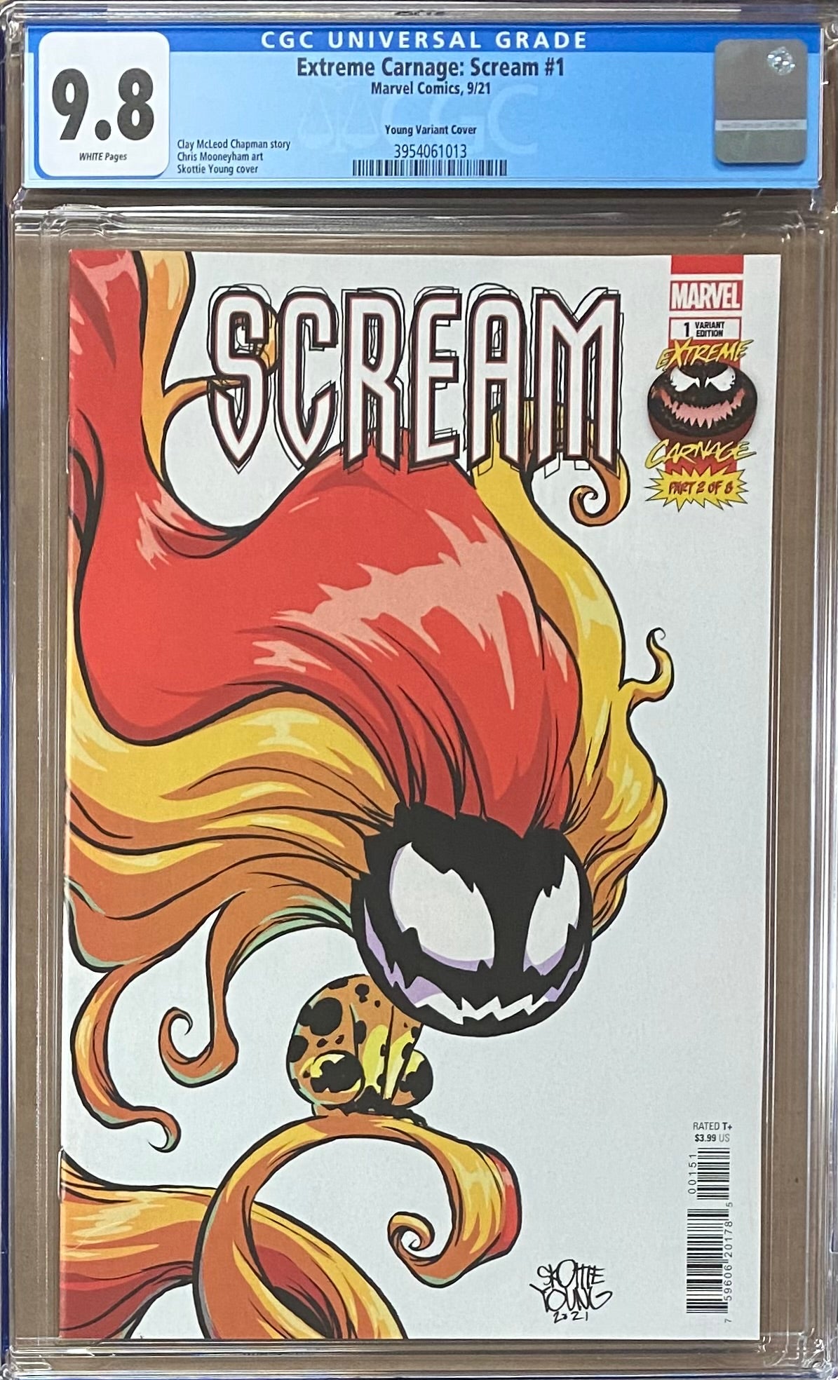 Extreme Carnage: Scream #1 Young Variant CGC 9.8