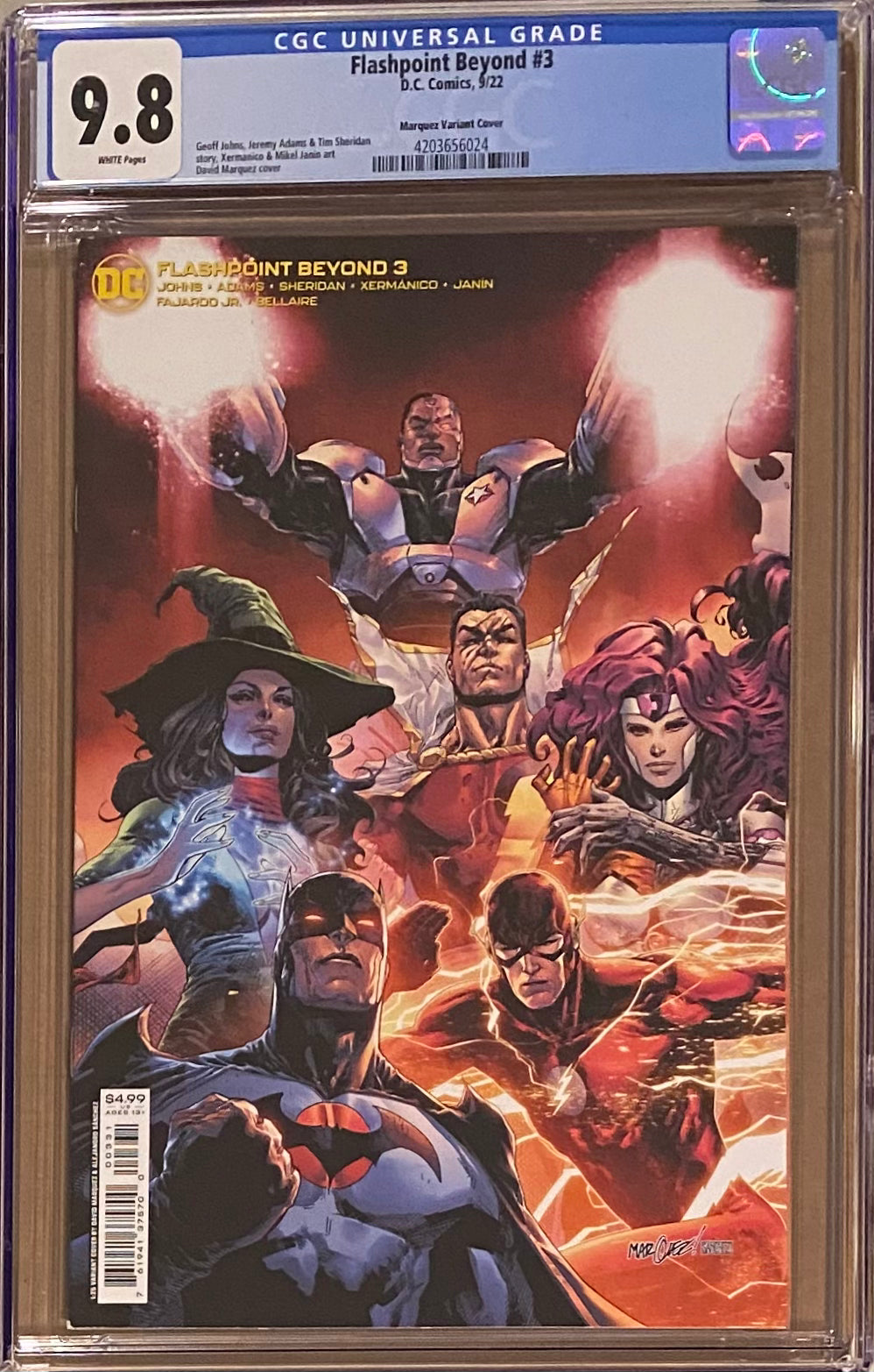 Flashpoint Beyond #3 Marquez 1:25 Retailer Incentive Variant CGC 9.8