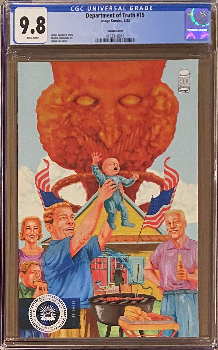 Department of Truth #19 Cha 1:25 Retailer Incentive Variant CGC 9.8