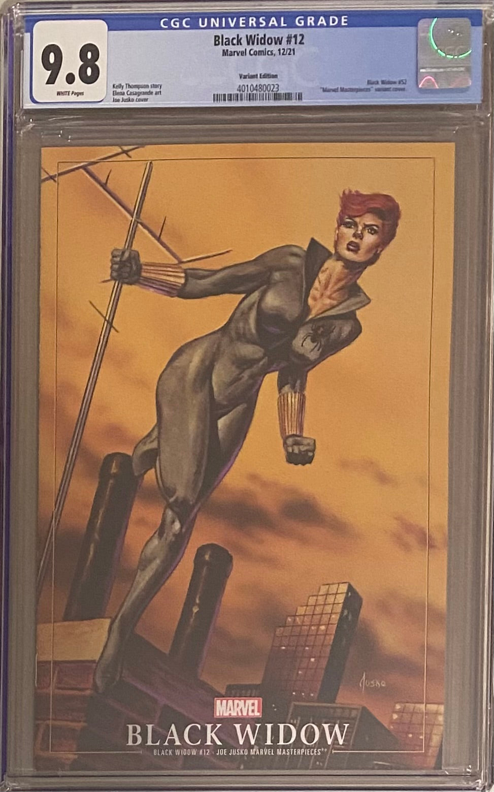 Black Widow #12 Jusko Variant CGC 9.8