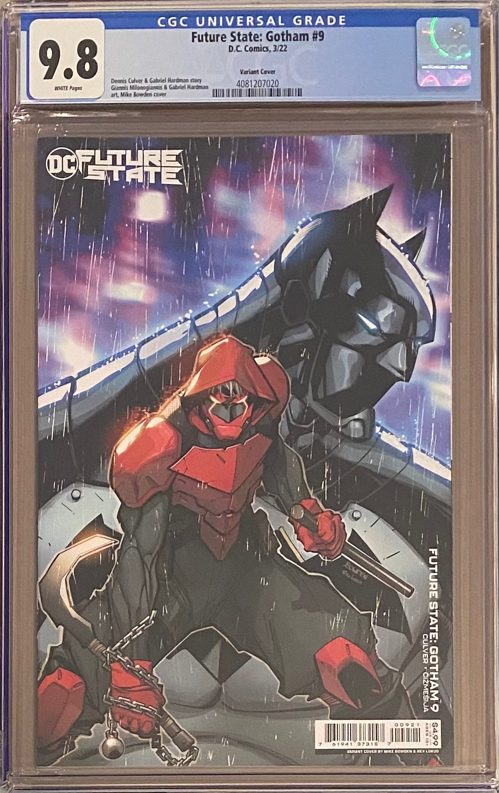 Future State: Gotham #9 Variant CGC 9.8
