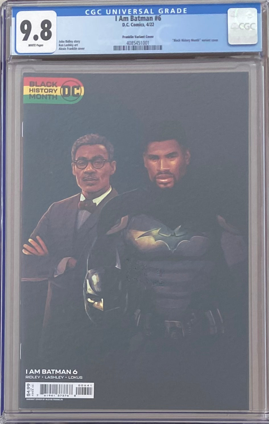 I Am Batman #6 Franklin Variant CGC 9.8