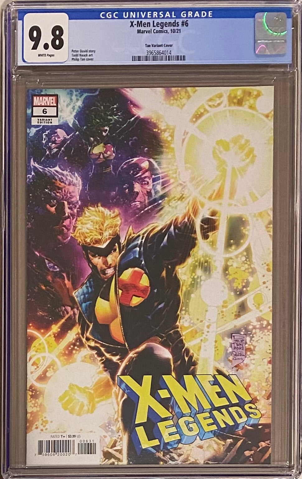 X-Men Legends #6 Tan Variant CGC 9.8
