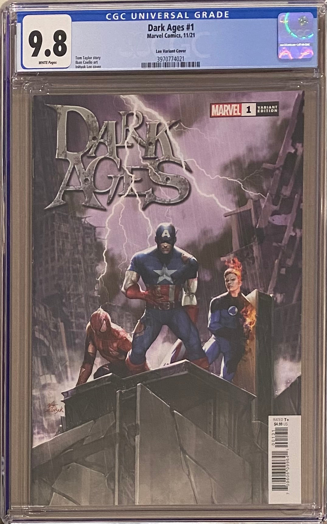 Dark Ages #1 InHyuk Lee Variant CGC 9.8